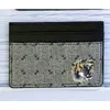 card holder wallet G Hot small card bag with multi card slot animal pattern printing for men and women