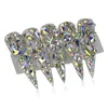 Misto AB vetro cristallo diamante piatto strass decorazione unghie artistiche 21 griglia scatola accessori per unghie set con 1 penna pick up 240122