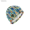 Swimming caps Adult Women Men's Swim Cap Printed Pattern Diving Caps Comfort Waterproof Wholesale Price Swimming EquipmentL240125