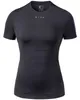 Koszulka damska rion damskie szwy treningowe Tops Gym Fitness Krótkie koszule jogi dopasowane sportowe koszule Ćwiczenia Activewear Topsh24125