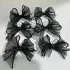 Hårklämmor Mesh Yarn Bowknot Clip Elegant Sweet Farterfly Bow Barrettes Headpieces Tillbehör för kvinnor