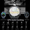 Relógios inteligentes NFC Smart Watch Men Full Touch Screen Bluetooth Call GPS Track Compass IP68 Heart Rate ECG 1,5 polegadas Smartwatch para Android YQ240125