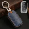 غطاء مفتاح السيارة من الجلد الأصلي لـ Chery Tiggo Arrizo Tiggo 3 5x 4 8 GLX 7 Keyring Shell Fob Holder Cawhide