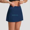 LU Yoga Gonna da tennis a pieghe Donna Abbigliamento da palestra Pantaloncini sportivi Donna Corsa Fitness Danza Yoga Intimo Beach Biker Golf Sci 93