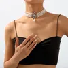 Collana di perle Accessori da sposa Gioielli per abiti da damigella d'onore da sera