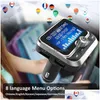 طقم سيارة Bluetooth 1.8 بوصة LCD FM Transmitter MP3 Player Hands Wireless Transmiter Radio Adapter USB Charger Remote Drop Del Dhkzb