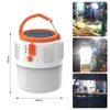 Camping Lantern V66 Portable Lantern USB/Solar Charging Light 42W 42 Beads Night Market Tent Lamp Waterproof IP66 Emergency Mobile Camping Power YQ240124