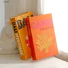 Other Table Decoration Accessories IBIZA CAPRI Openable Fake Books Living Room for Coffee Ornament Home Aesthetic YQ240125