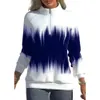 Ll feminino yoga camisola mangas compridas outfit cor gradiente jaquetas de ginásio pulôver jogger roupa esportiva para senhora zc490