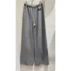 Casual byxor Fashion Drawstring Fleece Sticked Women Pants