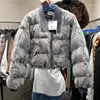Mulheres para baixo completa lantejoulas inverno jaqueta de algodão feminino parkas moda zíper solto plus casaco grosso quente