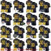 Niestandardowy mistrz NCAA Michigan Wolverines College Football 9 JJ J.J. McCarthy Jersey Blue 2 Blake Corum 7 Donovan Edwards 0 Mike Sainristil 1 Roman Wilson Jerseys