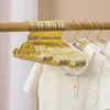 Dog Apparel 10Pcs Pet Clothes Hanger Golden Metal Mini Kids Clothing Holder Store Dogs Cats Storage Display Supplies