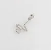 Navel Bell -knappringar delysia King Serpentine Medical Stainless Steel Belly Button Ring Hip Hop Animal Body Piercing Jewellery For Nightclub YQ240125