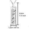 ペンダントネックレスペットウルンネックレス灰のためのネックレスシリンダードッグタグ火葬ジュエリーキャットポープリントペンダント記念メモリアルドロップデリバリーDHOBQ