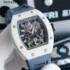 Montre de luxe Ap Diamond Moissanite Iced Out peut passer le test Mouvement pour hommes RM17-01 R i c h a r d Hollow Tourbillon Designer 5WZ1 Nouvelle qualité haut de gamme sur montre-bracelet 13p