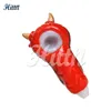 5 Inches Unique Design Glass Hand Pipes 3D Hand Painting Portable Spoon Hand Pipes Dry Herb Tobacco Thick Glass Smoking Pipes Glass Bong Pocket Pipes