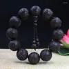Strand Ebony Carving Rosary 20mm Gourd Accessories Armband