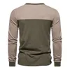 Homens Camisetas Mens Angustiado Henley Vintage Preto Camisa de Manga Longa Homens Casual Botão Para Baixo Lavado T-shirts de Algodão para Camisetas