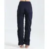 Lu Align Lu Yoga Lady Perfect oversized broek Sport-joggingbroek Vrouw Rechte pijpen Casual broek Volledige lengte Zakken Dansstudio Yoga 66