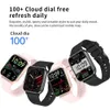 Relógios inteligentes SKMEI 1,83 polegadas Full Touch Bluetooth Call Smart Watch Mulheres Mens Medição de Temperatura Pedômetro Smartwatch para Android iOS YQ240125