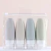Lagerflaschen Silikon nachfüllbare Reiseflasche 60/90 ml Kosmetiklotion Shampoo Duschgel Tragbare Abfüllung
