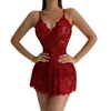 Sexy Set Sexy Lingerie Set Lace Short Nightdress Women Perspective Underwear Suspender Slim Dress Lolita Exotic Costume Sexy Sleepwear