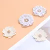 Decorative Flowers 24 PCS Ornament DIY Vintage Handmade Materials Burlap Flower Party Decor Crafts Centerpieces