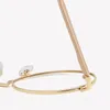 Lunettes de soleil Pochromiques élégantes avec plaquettes nasales confortables en silicone, branches flexibles pour dames, décoration tendance