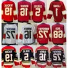 Mężczyźni odwrotne hokej retro 19 Matthew Tkachuk Jersey 72 Siergei Bobrovsky 5 Aaron Ekblad 16 Aleksander Barkov 1 Roberto Luongo 68 Jaromir J 25