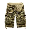 Men's Shorts US Size 2023 New Camouflage Loose Cargo Shorts Men Cool Summer Military Camo Short Pants Homme Cargo Shorts (Without Belt) J240124