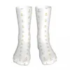 Men's Socks Cartoon White Golden Anchor Woman 2024 Female Sport