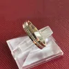 Trinity Ring Charms for Woman Designer para Rozmiar 5-11 dla mężczyzny Diamond T0P wysokiej jakości złoto platowany 18-karatowy luksusowy prezent klasyczny styl dla dziewczyny z pudełkiem 004