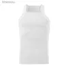 Męskie zbiorniki czołgów Męskie top zbiornikowy Undershirts Niewłaściwy bez rękawów Lekkie koszule mięśniowe Summer Knit Loose Tank Topsl240124