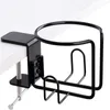 Kök lagring anti spill cup holder office levererar metall spel skrivbord tillbehör horisontella eller vertikala fästen vattenflaska