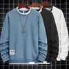 Men's Polos Free Delivery Hoodie Solid Color Crewneck Blazer Spring On Pullover LOong-sleeved Casual Clothing