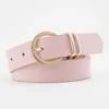 Belts 2023 New Women Pink Wild Trouser Belt Cowgril Western Blets Casual Ladies Belt Youth Fashion Wide Belt Classic Vintage Waist