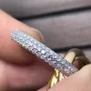 bague trinité Crossover tricyclique pour femme créateur Couple Taille 6 7 8 pour homme Plaqué or 18 carats diamant qualité T0P taille européenne cadeau anniversaire avec boîte 006