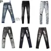 Mor Jeans Mens Tasarımcısı Kadınlar İçin Pantolonlar Siyah Pantolon Yüksek Kaliteli Nakış Kapit Yırtıcı Trendi Marka Vintage Pant Pant Pantolon İnce Jglf
