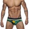 Shorts masculinos boho vintage natação para homens moda floral impressão baixa cintura elástica briefs maiô verão havaiano mankini banho