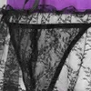 Мужской сексуальный прозрачный микро-комплект нижнего белья Sissy Lenceria, кружевная ночная рубашка, эротический бюстгальтер на бретельках с мини-юбкой, трусы-стринги 240124