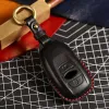 革製のカーキーケースカバーSubaru Forester WRX BRZレガシーアウトバックImpreza Keychain Holder ShellのFOBプロテクターアクセサリー