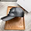 Läder baseball mössor designers hattar för män kvinnor lyx boll mössa bred grim brev solskyddsmedel hatt sol cap streetwear hatt