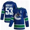 2020 Vancouver Canucks Jerseys 40 Elias Pettersson 6 Boeser 53 Bo Horvat 43 Quinn Hughes 10 Pavel Bure Hóquei Jersey