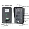 7 LCD Video Door Phone Intercom Doorbell System With Electric Strike LockWireless Remote Control RFID Access 240123