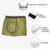 Underpants Mandala Deco Yellow Flower Design Hand Painted Cotton Panties Male Underwear Comfortable Shorts Boxer Briefs