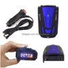 Laser Detectors Led Display Car Detector Tool Speed Voice 16 Band 360 Degree Gps With Russia English Drop Delivery Mobiles Motorcycl Dhgso