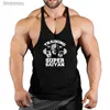 Męskie topy czołgowe 2023 NOWOŚĆ kulturystyka zbiornika zbiornikowe Mężczyzny Anime Zabawne letnie ubranie Kamizelka Fitness Fitness Cotton Gym Singletsl240124