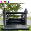 4.5x4.5m (15x15ft) Blower Whole Whunesale Sihirli Siyah Şişirilebilir Düğün Bounce House Beyaz Bulucu Kaleler Çin fabrikasından partiler için