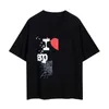 メンズTシャツsp5derシャツブラックデザイナーTシャツ男性用スパイダー555半袖Tシャツヒップホップヤング凶悪犯フォームレターカップルルーズレジャー夏Tシャツ特大